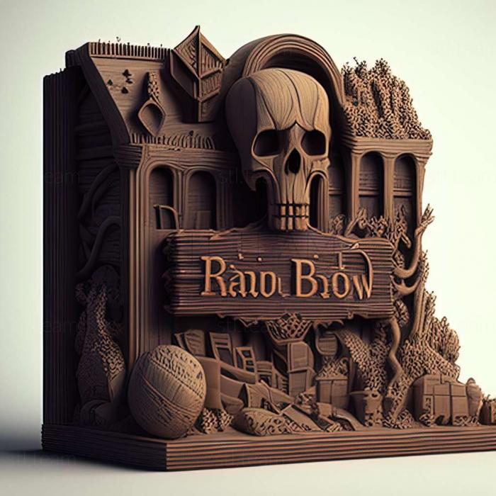 3D model Rainblood Town of Death game (STL)